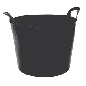 Buckets, Draper 43475 Multi Purpose Flexible Bucket, 42L Capacity, Black, Draper