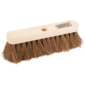 Brushes and Brooms, Draper 43770 Soft Coco Broom Head (300mm), Draper