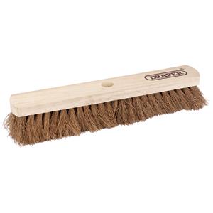 Brushes and Brooms, Draper 43771 Soft Coco Broom Head (450mm), Draper