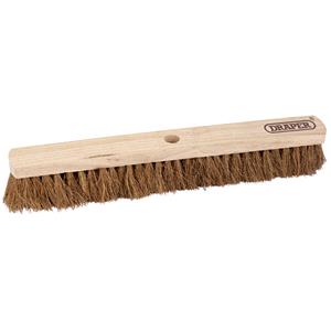 Brushes and Brooms, Draper 43774 Soft Coco Broom Head (600mm), Draper