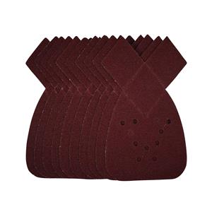 Sanding Sheets, Draper 43852 Detail Sanding Sheets with Hook and Loop, 140mm, 80 Grit, SSD4 (Pack of 10), Draper