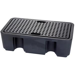 Oil Drum Safety and Drip Trays, Draper Expert 44058 Two Drum Spill Containment Pallet, Draper