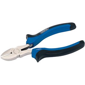 Side Cutter Pliers, Draper 44145 160mm Soft Grip Diagonal Side Cutter, Draper