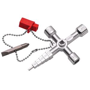 Radiator and Utility Keys, KNIPEX Profi Key for All Standard Shut off Systems, 89mm, Knipex