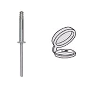 Uncategorised, RIVETS WITH CHAPO (GREY) 15pcs, Restagraf