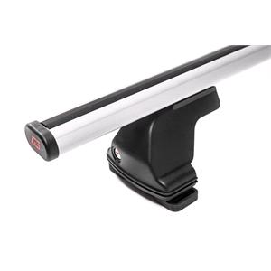 Complete set of aluminium roof bars, supplied with locks and keys
