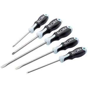 Screwdriver Stainless Steel, Elora 49129 Stainless Steel Engineer's Screwdriver Set (5 piece), Elora