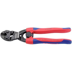 Bolt Cutters, Knipex 49189 200mm Cobolt Compact 20 Degree Angled Head Bolt Cutters with Sprung Handles, Knipex