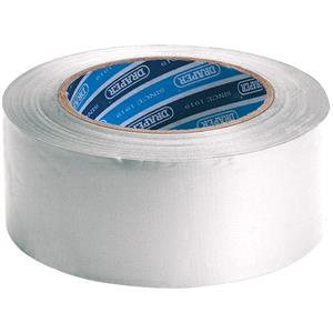 Tapes, Draper 49431 30M x 50mm White Duct Tape Roll, Draper
