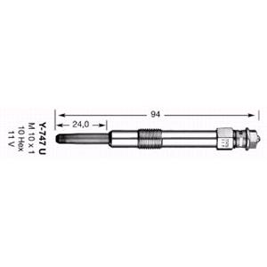 Glow Plugs, NGK Glow Plug (single)   4951, NGK