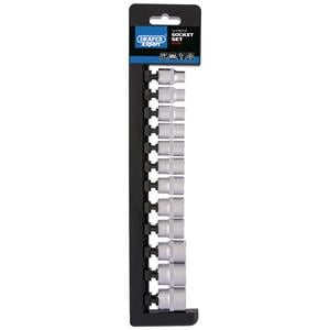 Socket Set, Draper Expert 50188 3 8 inch Sq. Dr. Metric Socket Set (12 Piece), Draper