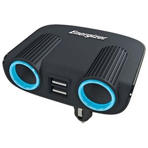 Chargers And Power Supply, Energizer Twin Socket Adaptor and Twin USB   12V, ENERGIZER