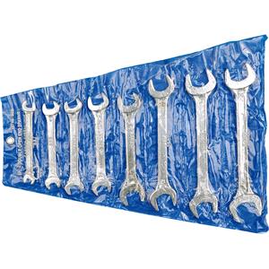 Spanners and Adjustable Wrenches, DOUBLE OPEN END SPANNER SET 8PCS, 