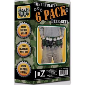 Gifts, The Ultimate 6 Pack Beer Belt, Innovagoods