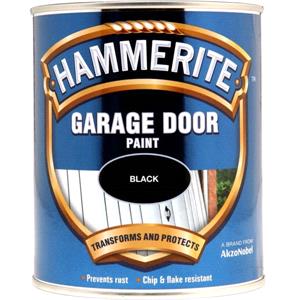 Specialist Paints, Hammerite Garage Door Paint - Black - 750ml, Hammerite Paint