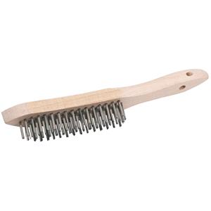 Wire Brushes, Draper 50931 310mm Stainless Steel 4 Row Wire Scratch Brush, Draper
