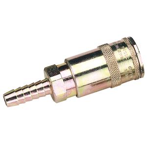Air Fittings, Draper 51415 5 16 inch Bore Vertex Air Line Coupling with Tailpiece (Sold Loose), Draper