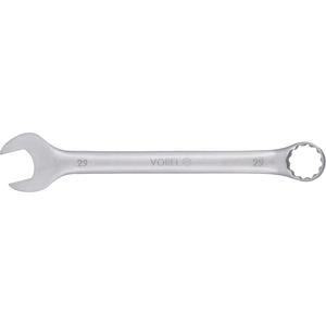 Spanners and Adjustable Wrenches, COMBINATION SPANNER CrV 29MM SATIN, VOREL