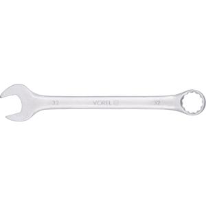 Spanners and Adjustable Wrenches, COMBINATION SPANNER CrV 32MM SATIN, VOREL