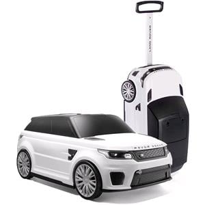 Gifts, Range Rover Sport SVR Kids Ride On Suitcase   White, Xootz
