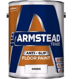 Workshop Floor Paint, Armstead Anti Slip Floor Paint   Green   5 Litre, ARMSTEAD