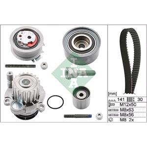 Timing Belts, INA Timing Belt Kit with Water Pump   530046330, INA