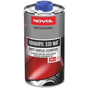 Body Repair and Preparation, Novakryl 530   Acryl Clearcoat 2+1, Matt Finish, 500ml, Novol
