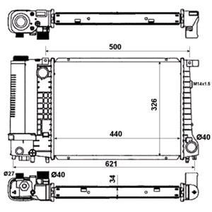 Radiators, NRF Radiator   53426, NRF