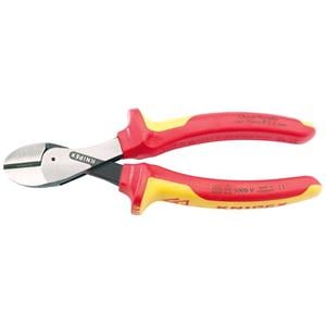 Cutting Pliers, Knipex 54087 VDE Fully Insulated 'X Cut' High Leverage Diagonal Side Cutters, Knipex