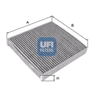 Pollen Filters, UFI Activated Carbon Pollen Filter   5421900, UFI