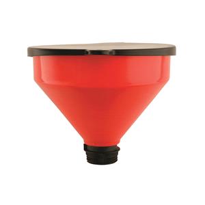 Filter and Plug Wrenches, LASER 5424 Oil Drum Funnel With Grill   Red   250mm, LASER