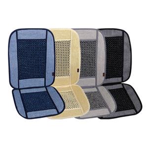 Seat Cushions, Safari, cool paper mesh cushion with wooden beads   Blue, Lampa
