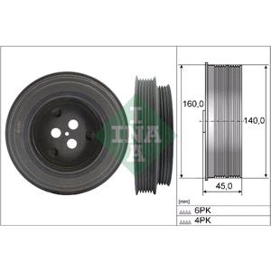 Crankshaft Pulleys, INA Crankshaft Pulley   544013110, INA