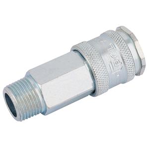 Air Fittings, Draper 54405 Euro Coupling Male Thread 3 8 inch BSP Parallel (Sold Loose), Draper