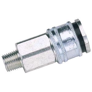 Air Fittings, Draper 54406 Euro Coupling Male Thread 1 2 inch BSP Parallel (Sold Loose), Draper