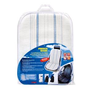 Fresco Bamboo Cool Mesh Seat Pad - White