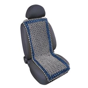 Seat Cushions, Wooden Bead Car Seat Cushion For Back Support   Blue Grey, Lampa