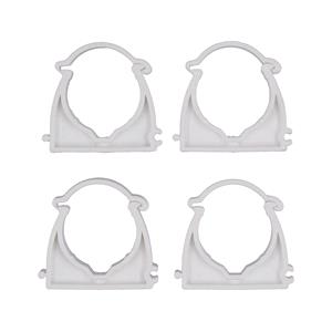 Hardware, SELF LOCKING PIPE CLIPS 40MM 4PCS, VOREL