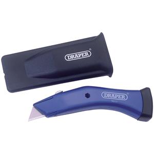 Knives, Draper 55059 Heavy Duty Retractable Trimming Knife with Quick Change Blade Facility, Draper