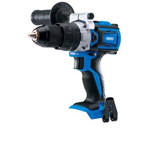 Drills and Cordless Drivers, Draper 55338 D20 20V Brushless Combi Drill   Bare (Battery Available Separately), Draper