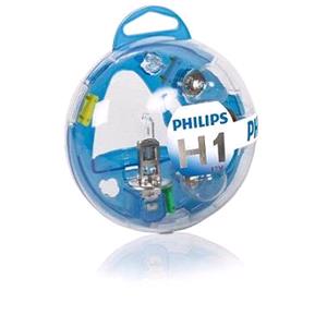 Bulb Assortment, PHILIPS 12V Essential Box H1, Philips