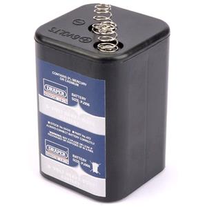 Domestic Batteries, Draper 56429 Box of 6 x 6V Pj996 Size Batteries, Draper