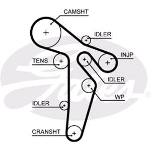 Timing Belts, Gates Timing Belt   5648XS, Gates