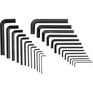 Allen Keys, HEX KEY SET 25PCS 1 10MM METRIC INCH, 
