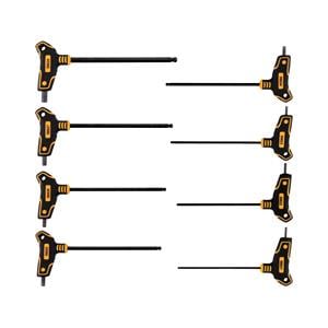 Allen Keys, T HANDLE HEX KEY WITH BALL SET 8PCS, VOREL