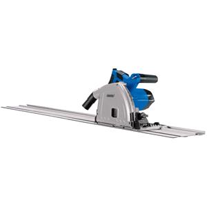 Circular and Plunge Saws, Draper 57341 165mm Plunge Saw with Rail 1200W   , Draper