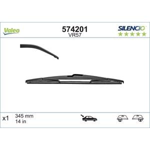 Wiper Blades, Valeo VR57 Silencio Rear Wiper Blade (345mm) for FORESTER 2013 Onwards, Valeo