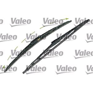 Wiper Blades, Valeo VM208 Silencio Flat Wiper Blades Front Set (550 / 550mm) for Alfa Romeo 156, 1997 to 2005, Valeo