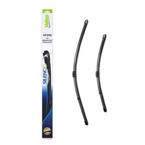 Wiper Blades, Valeo VF310 Silencio Flat Wiper Blades Front Set (600 / 475mm   Side Pin Arm Connection) for Volkswagen Golf V Estate 2007 2009, Valeo