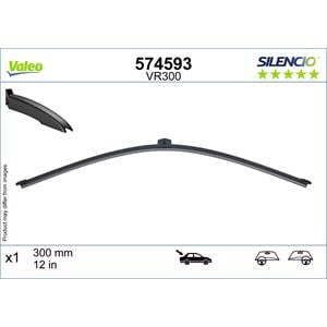 Wiper Blades, Valeo VR300 Silencio Rear Wiper Blade (285mm) for CUPRA Terramar 2024 Onwards, Valeo